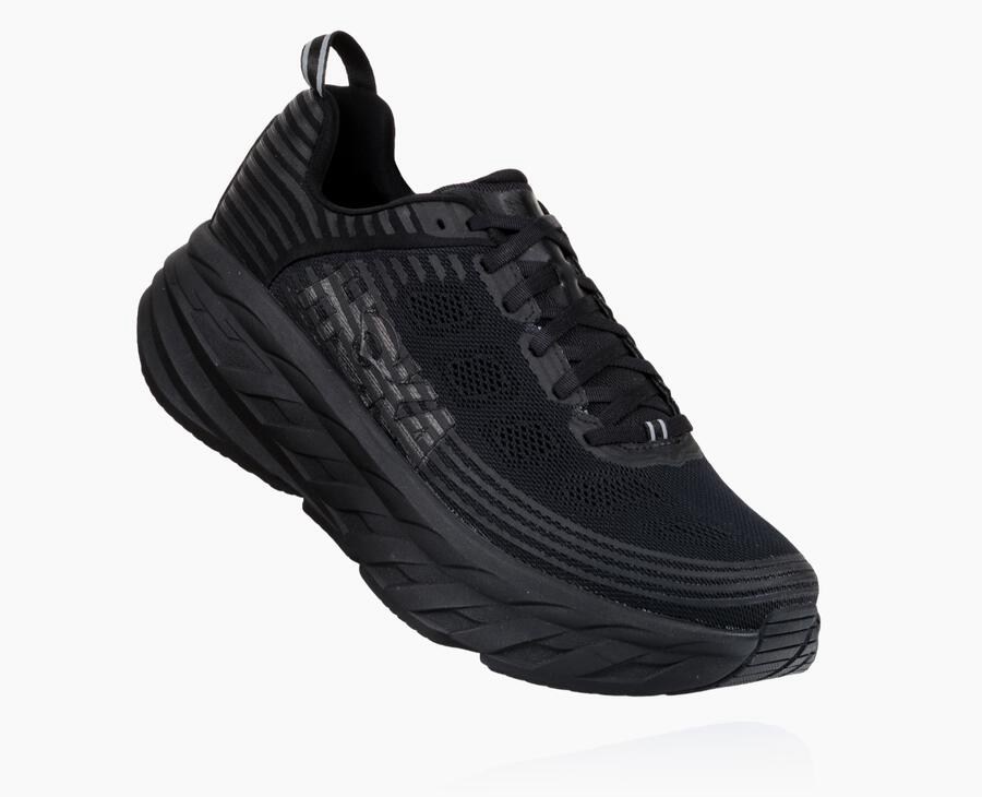 Hoka One One Tenisky Panske Čierne - Bondi 6 - 71604-XEZV